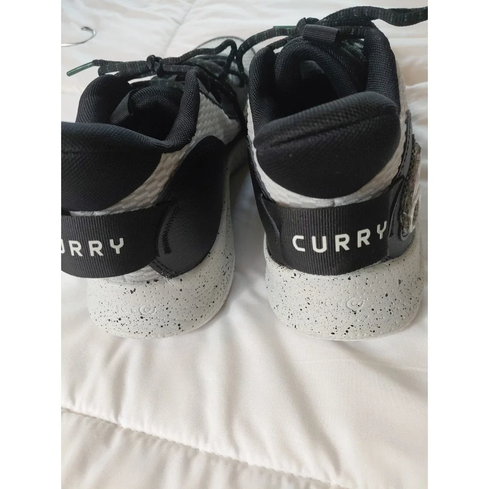 Under Armour UA CURRY 3Z7 Basketball Shoes Grey/Black Mens Size‎ 12 NEW No Box